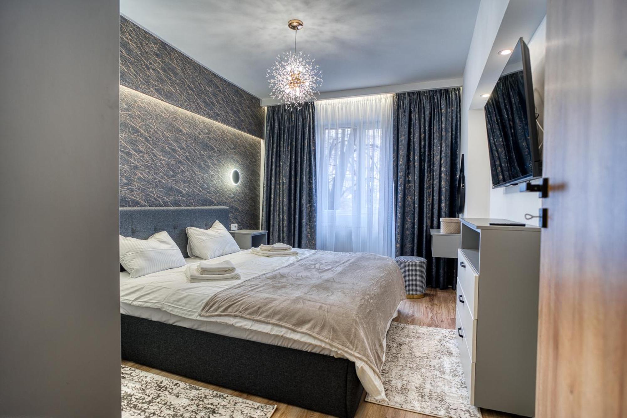 City Chic Retreat: Newly Renovated 1Br Apartment Bucharest Luaran gambar